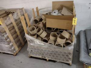 lot 504 image: Assorted Cardboard & Foam Tubes...
