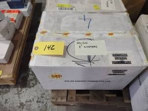 lot 142 image: Approx. (500) 6 Solar Wafers