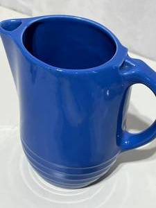 Blue Ceramic Pitcher