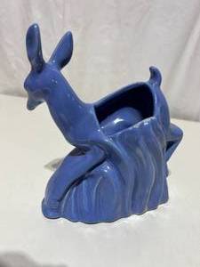Niloak Pottery - Blue Deer Vase