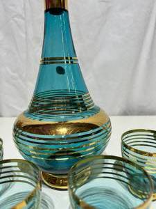 Bohemia Crystal Bottle and Cups