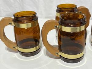Lot of 4 Siesta Ware Beer Mugs
