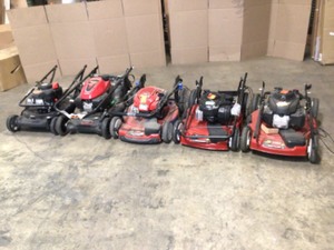 lot 7 image: Mix lot of assorted Lawn Mowers - Various Models and Conditions - Not checked - Review all pictures