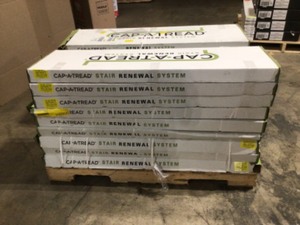 lot 40 image: Mix Lot of Cap A Thread Stair Renewal Systems - 20 boxes - Review all pictures