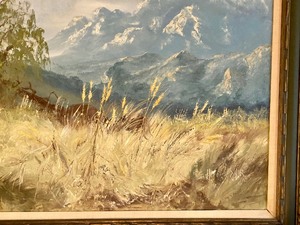 Large Beautiful Scenic Painting by Segundo Huertas