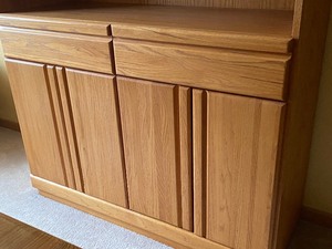 Classic Oak Display Cabinet