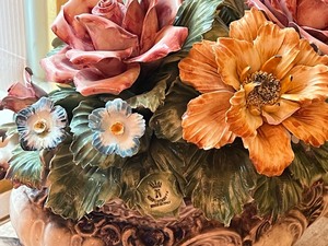 Gorgeous Vintage Capodimonte Floral