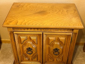 Vintage Mediterranean Style Side Table or Bedside Table