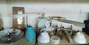 lot 363 image: Collection Of Lamps And Parts