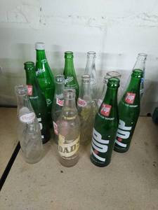 lot 339 image: Collection of Old Soda Bottles