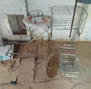 lot 347 image: Collection Of Metal Organizers