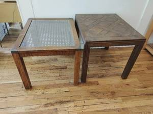 lot 433 image: Two Vintage End Tables Including one Henderdon