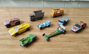 lot 8 image: Collection of Old Metal Toy Cars