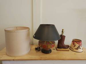lot 466 image: Collection of Lamps and Shades