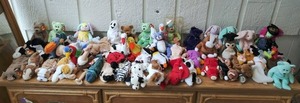 lot 210 image: Huge Collection of Beanie Babies
