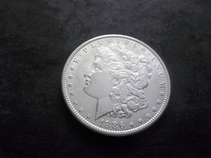 1886 Morgan Silver Dollar