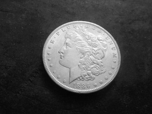 1886 O Morgan Silver Dollar
