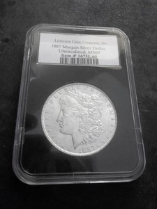 1887 Morgan Silver Dollar