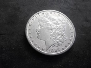 1887 S Morgan Silver Dollar