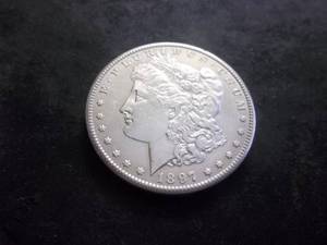 1897 S Morgan Silver Dollar