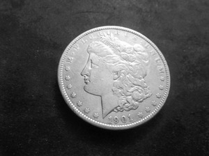 1901 Morgan Silver Dollar