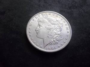 1904 O Morgan Silver Dollar