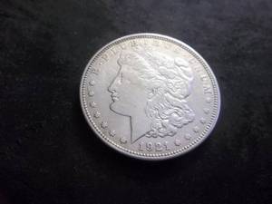 1921 D Morgan Silver Dollar