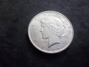 1922 D Peace Silver Dollar