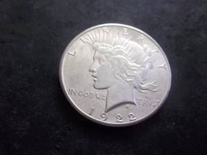 1922 S Peace Silver Dollar