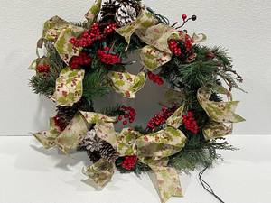 Christmas Wreath with Lights