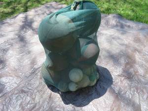 BALLS, BALLS BALLS AND A TARP