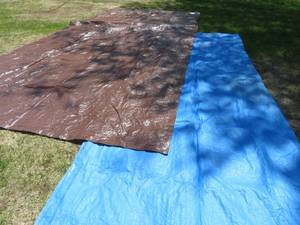 2 LARGE TARPS