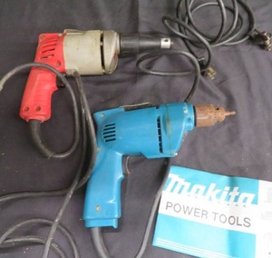 MAKITA DRILL, MILWAUKEE SCREW SHOOTER