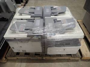 Canon&nbspimageRunner 1023iF Printer (x4 Units) (55Lbs per unit)Print TechnologyLaserInterface TypeUSBPortsUSB, EthernetFunctionsCopy, Scan, Fax, Print