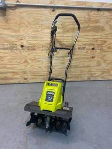 lot 2 image: RYOBI 16 in. 13.5 Amp Corded Cultivator