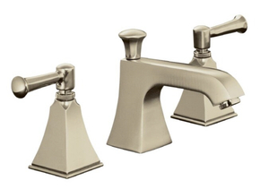 lot 9 image: KOHLER  Memoirs Vibrant Brushed Bronze 2-handle Widespread WaterSense Bathroom Sink Faucet with Drain (Retails for $786.26)