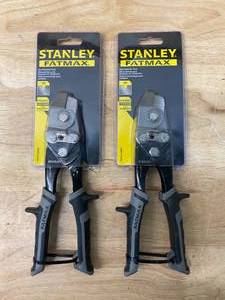 lot 32 image: STANLEY FATMAX Lot of 2- Duct Notcher Tools