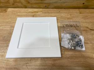 lot 93 image: 12 x 12 Cabinet Door in White with Hardware
