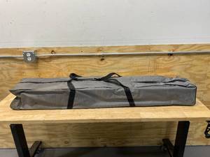 lot 130 image: MACSPORTS Portable Fold Up Hammock with Removable Canopy & Carry Case