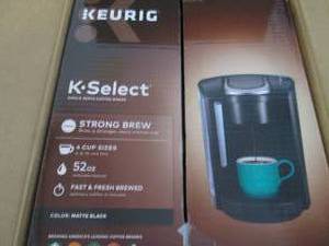 Keurig K-Select Brewer open box, po...
