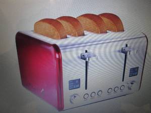 MegaChef 4-Slice Wide-Slot Toaster ...