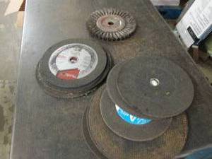 lot of cut off wheels ...