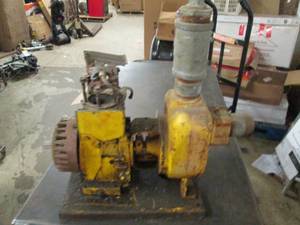 gas water pump needs repair ...