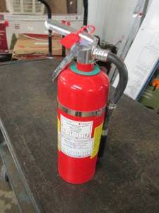 fire extinguisher feels full ...