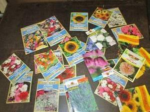25 packages of flower seeds ...