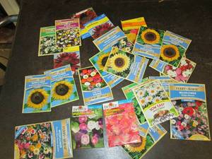 25 packages of flower seeds ...