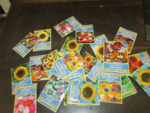 25 packages of flower seeds...
