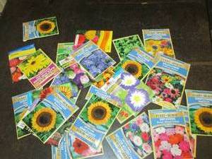 25 packages of flower seeds ...
