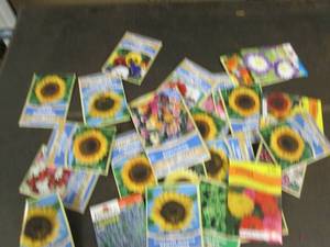 25 packages of flower seeds ...