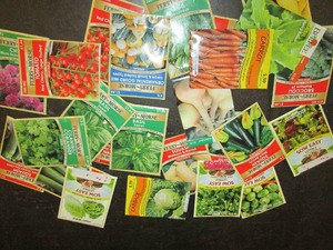 vegetable seeds 25 packs ...